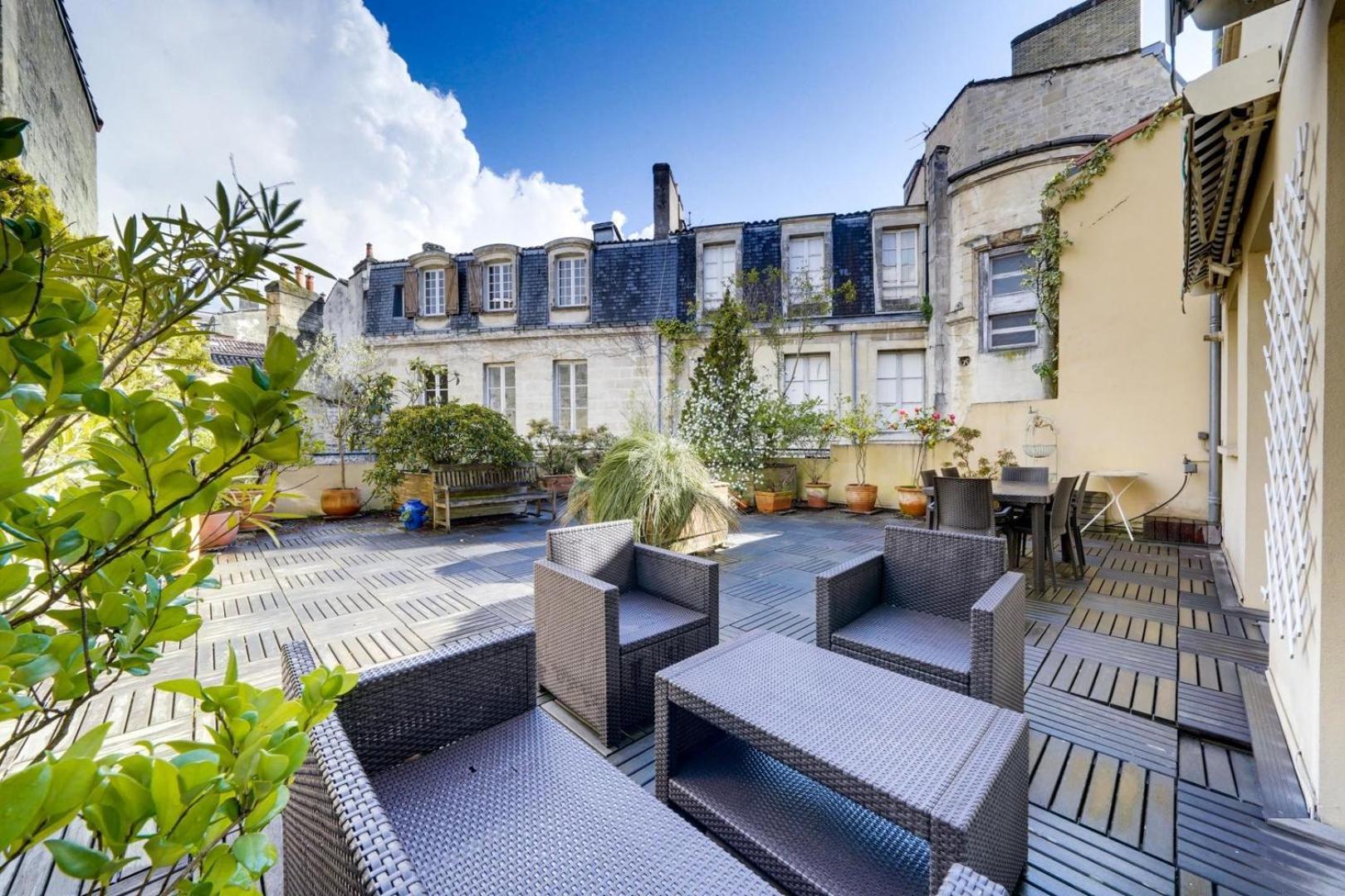 Lovely Apartment With Exceptional Terrace Bordeaux Esterno foto