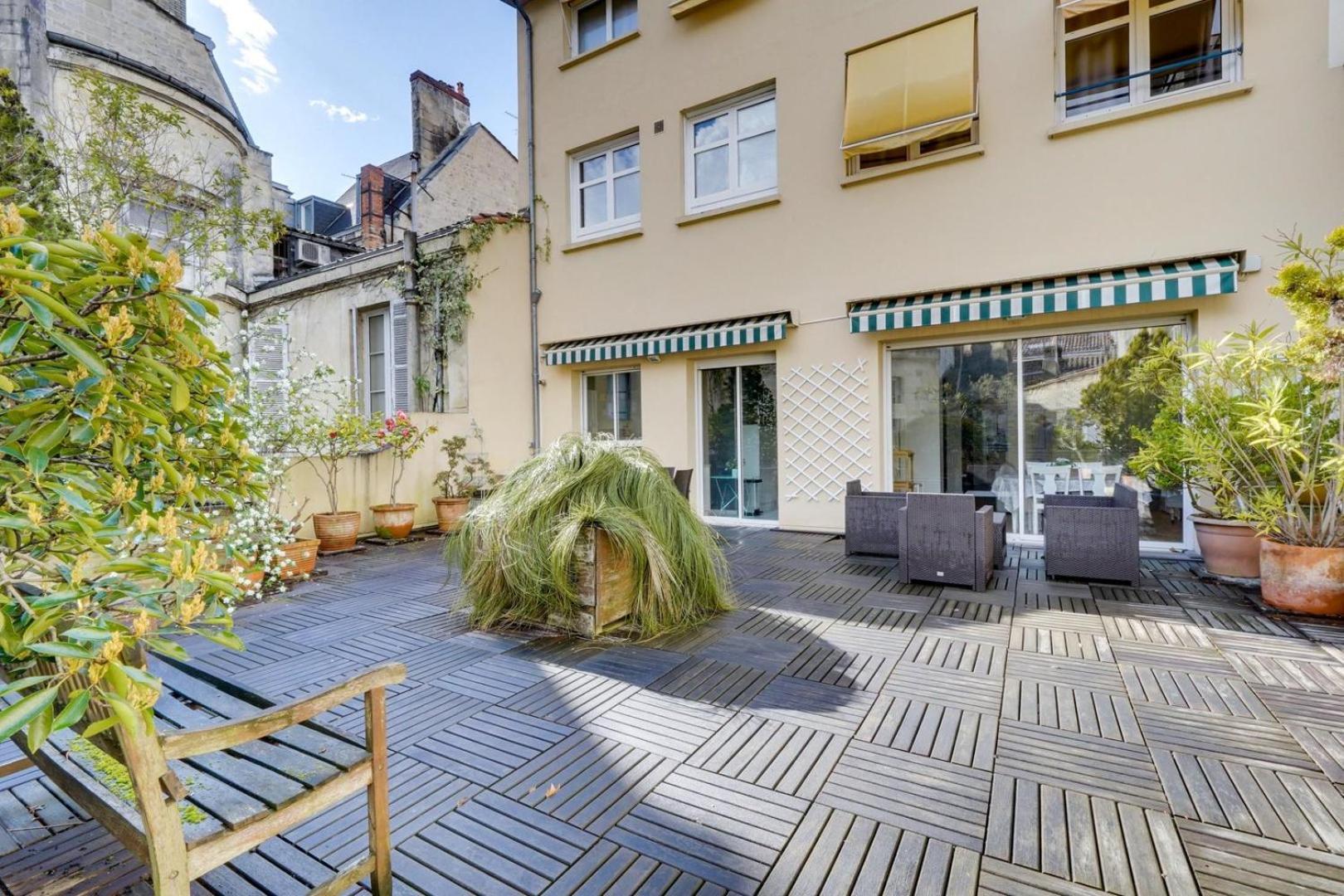 Lovely Apartment With Exceptional Terrace Bordeaux Esterno foto