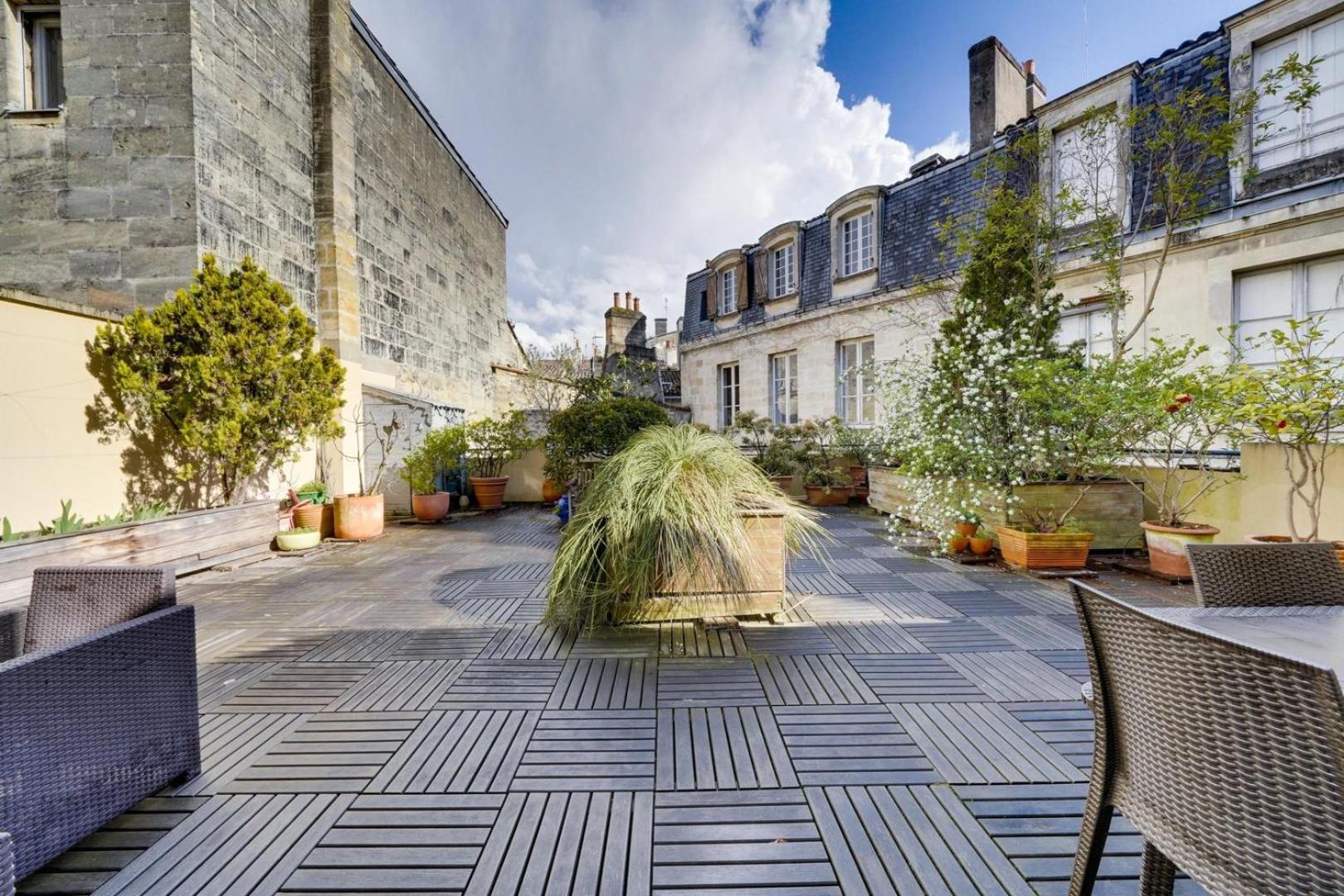 Lovely Apartment With Exceptional Terrace Bordeaux Esterno foto